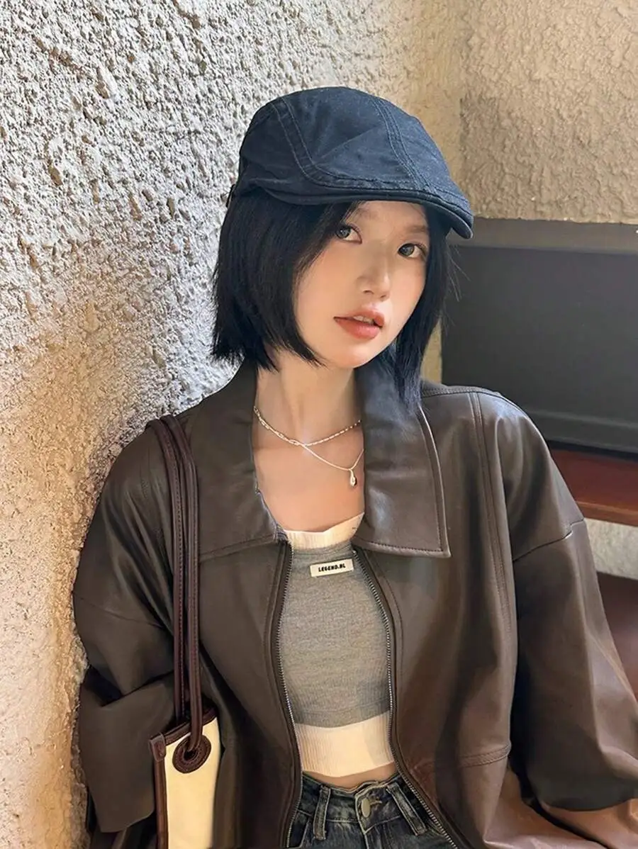 ユニセックス レトロ レディース ストリートカジュアル ベレー帽