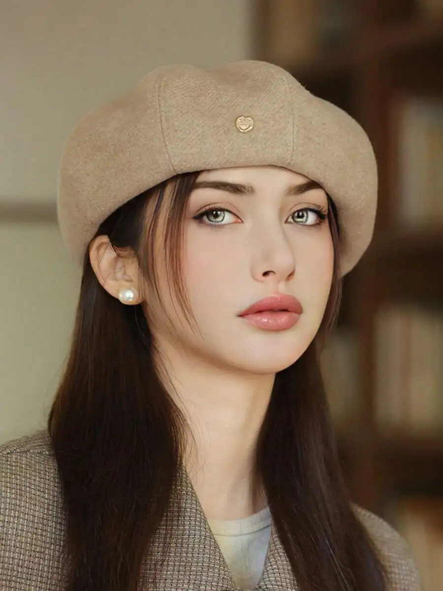 無地 ベレー帽 カジュアル 軽量 快適