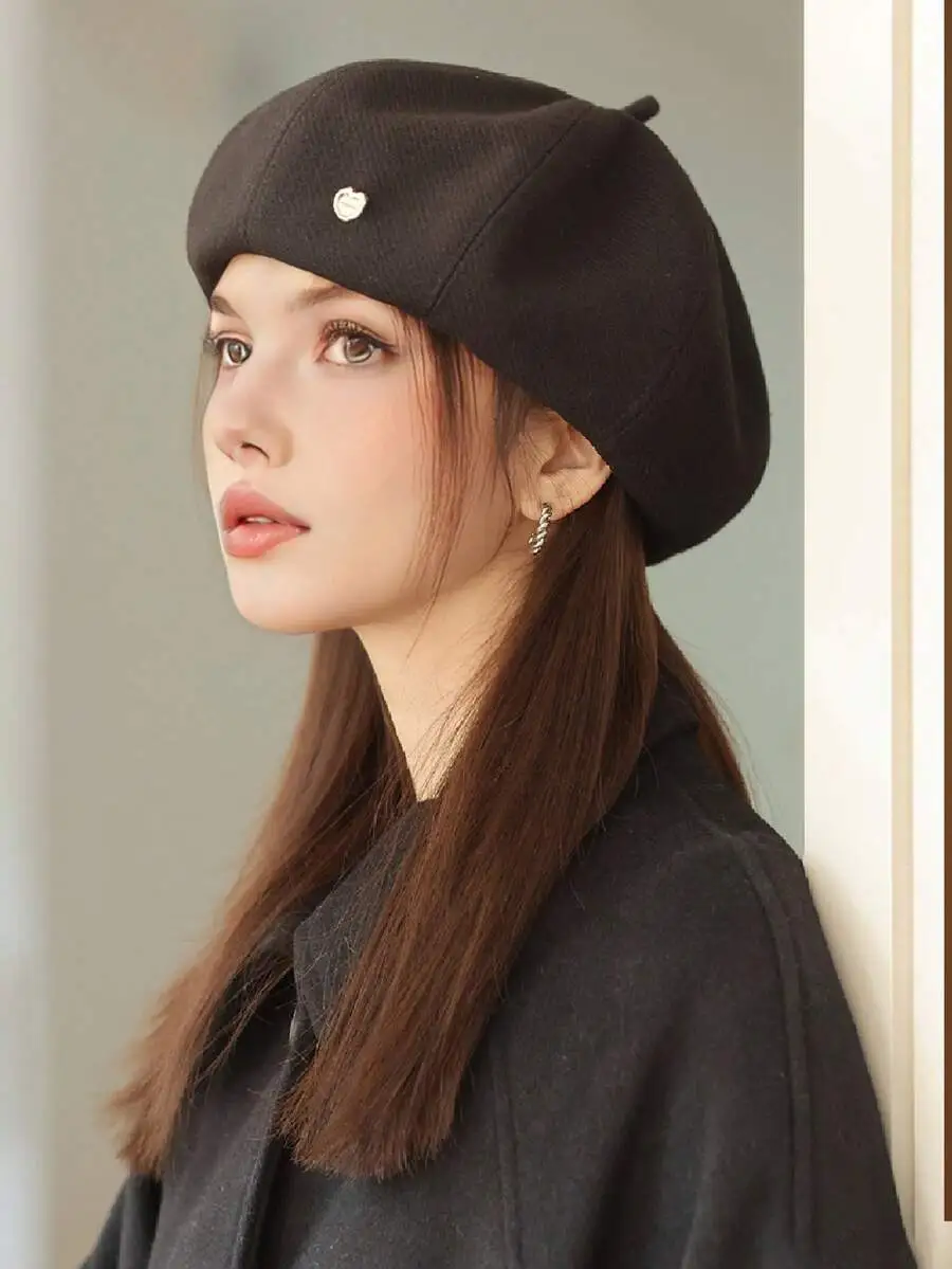 無地 ベレー帽 カジュアル 軽量 快適
