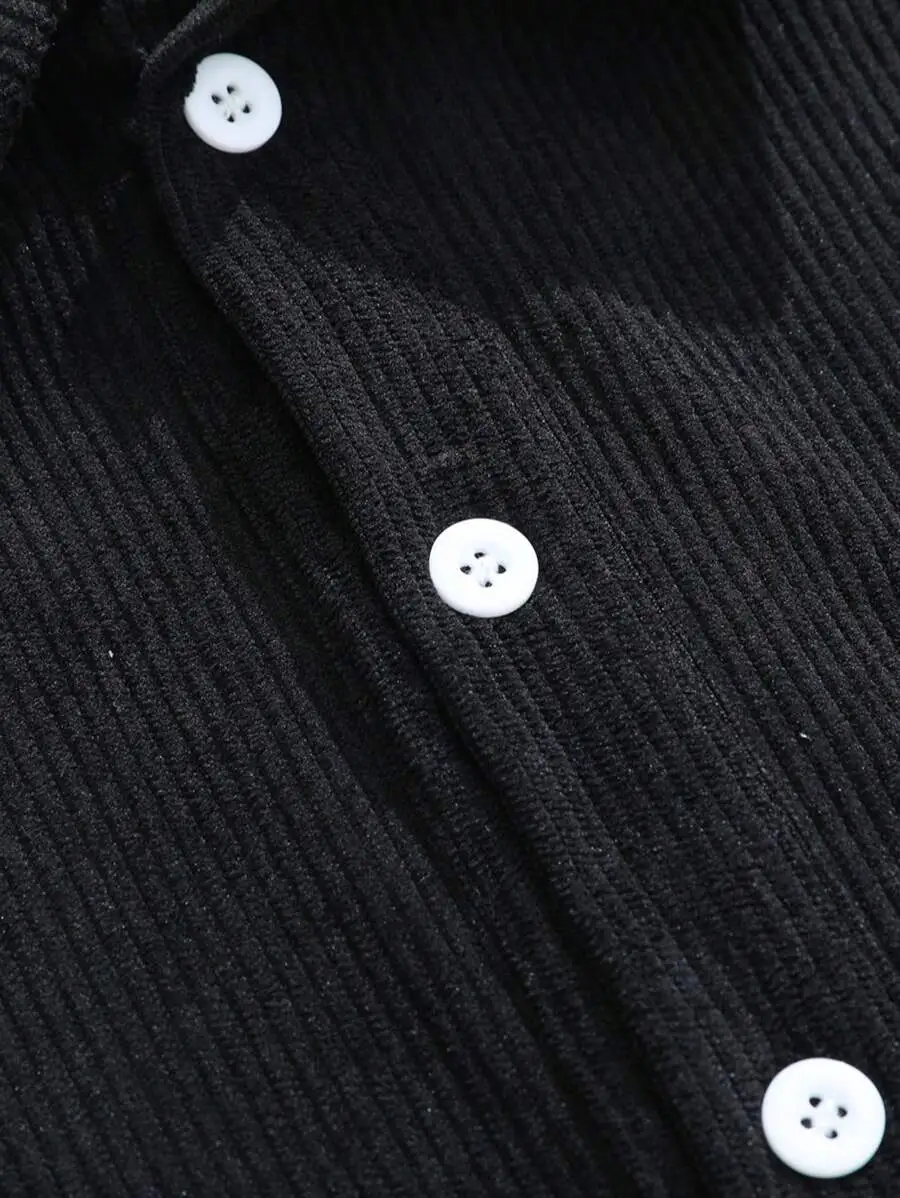 長袖 ポロシャツ カジュアル ルーズ フィット 無地 プルオーバー トップス