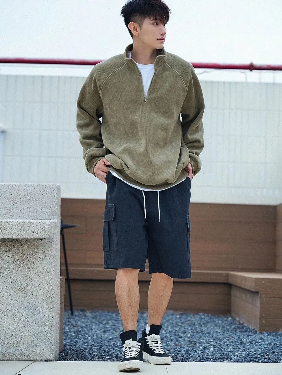 長袖 シンプル カジュアル トップス デイリーウェア