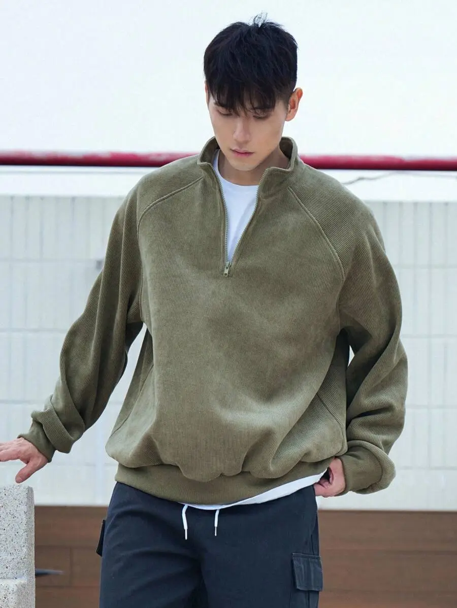 長袖 シンプル カジュアル トップス デイリーウェア