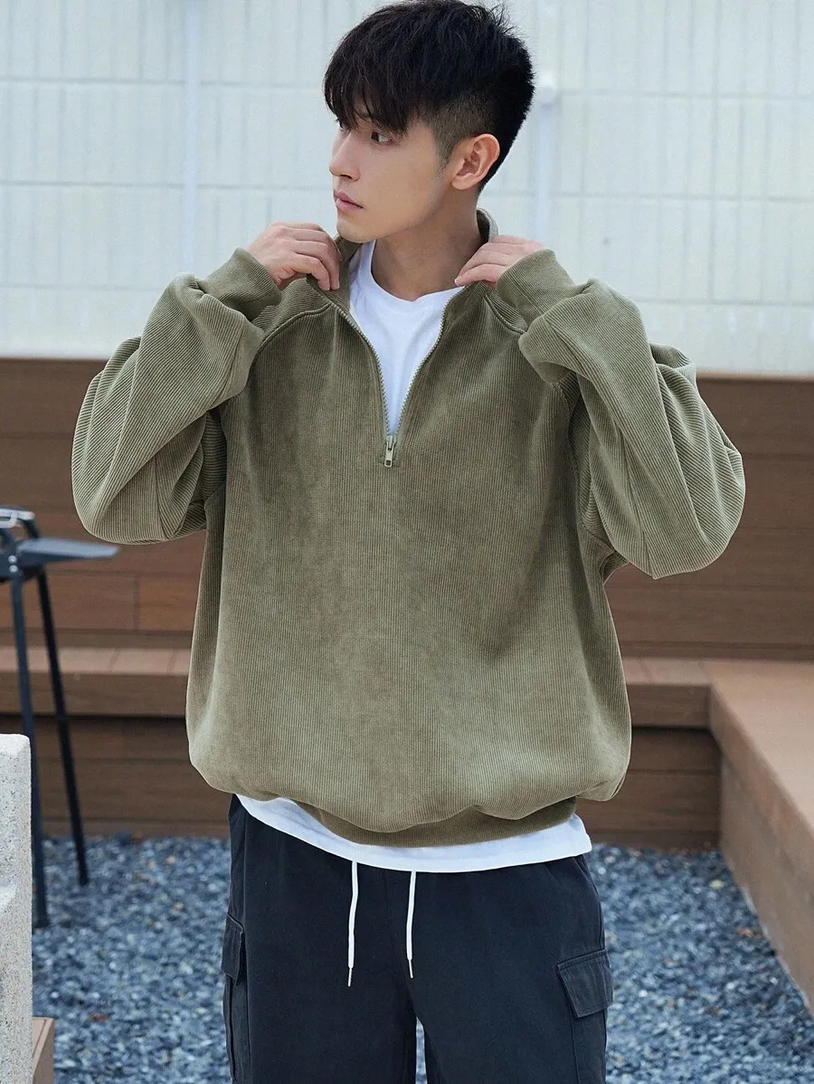 長袖 シンプル カジュアル トップス デイリーウェア