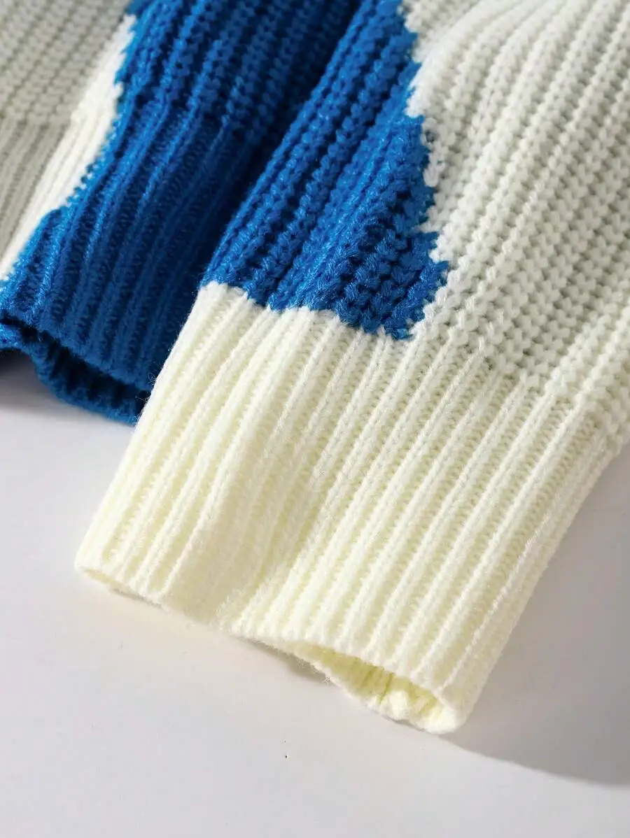 クルーネック プルオーバー ニットウェア メンズ