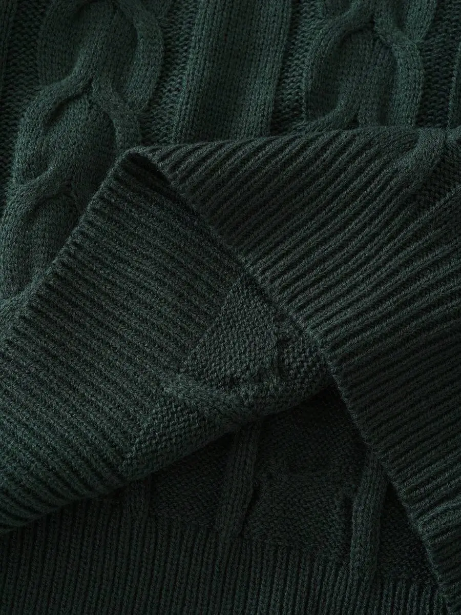 セーター 軽量 暖かい ケーブル編み