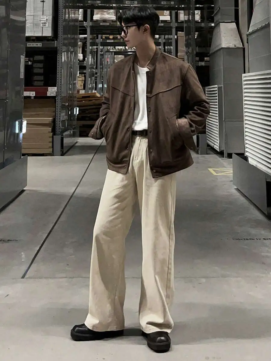 メンズ 無地 カジュアル 履きやすい ジーンズ