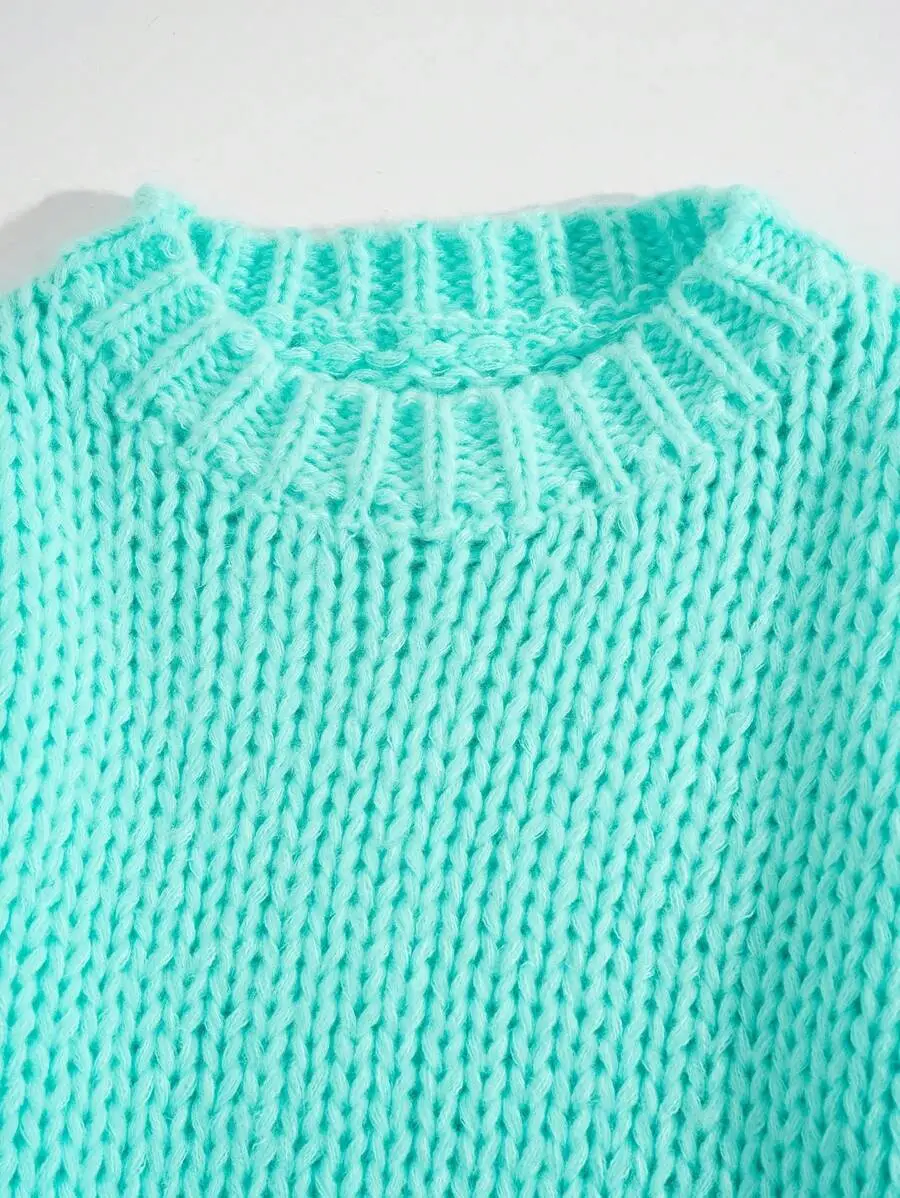 メンズセーター カジュアル リラックス クルーネック ニット プルオーバー