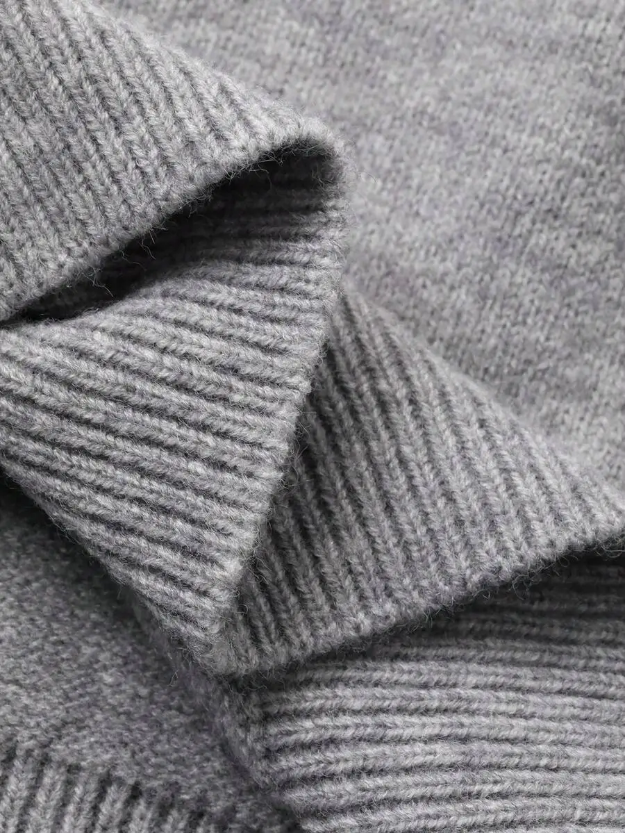 【130-160cm】オーバーサイズ ボーイズ カジュアル 柄ニットセーター