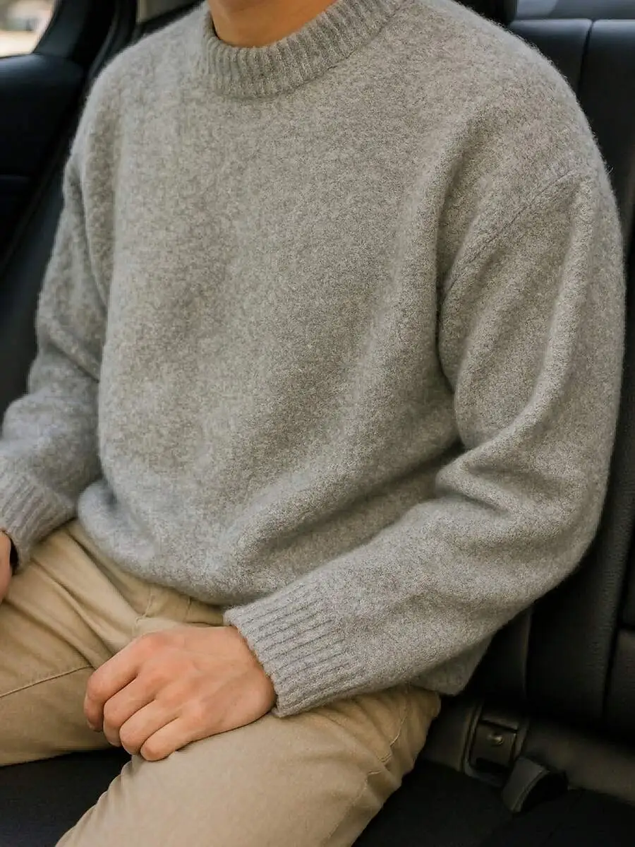 オーバーサイズ リラックス ルーズフィット ニットセーター