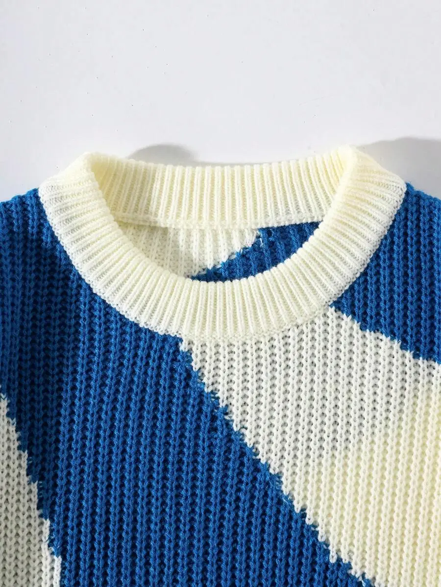 クルーネック プルオーバー ニットウェア セーター