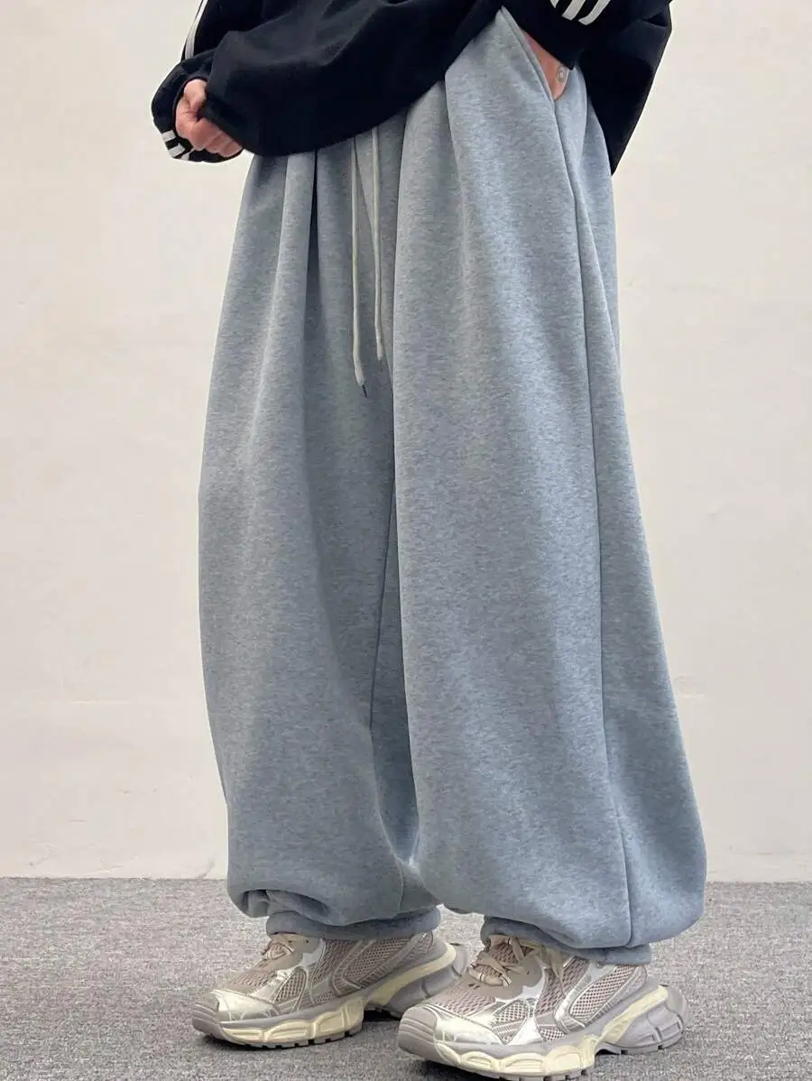 ルーズ カジュアル パンツ ストリートスタイル