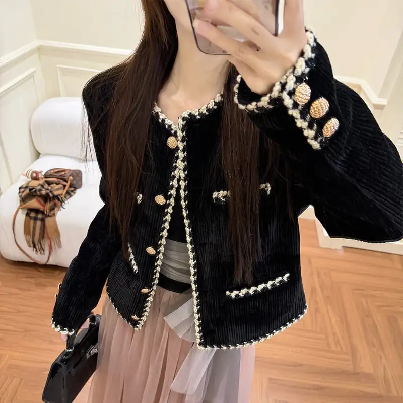 アウター ジャケット シングルブレスト 大人カジュアル ブラック