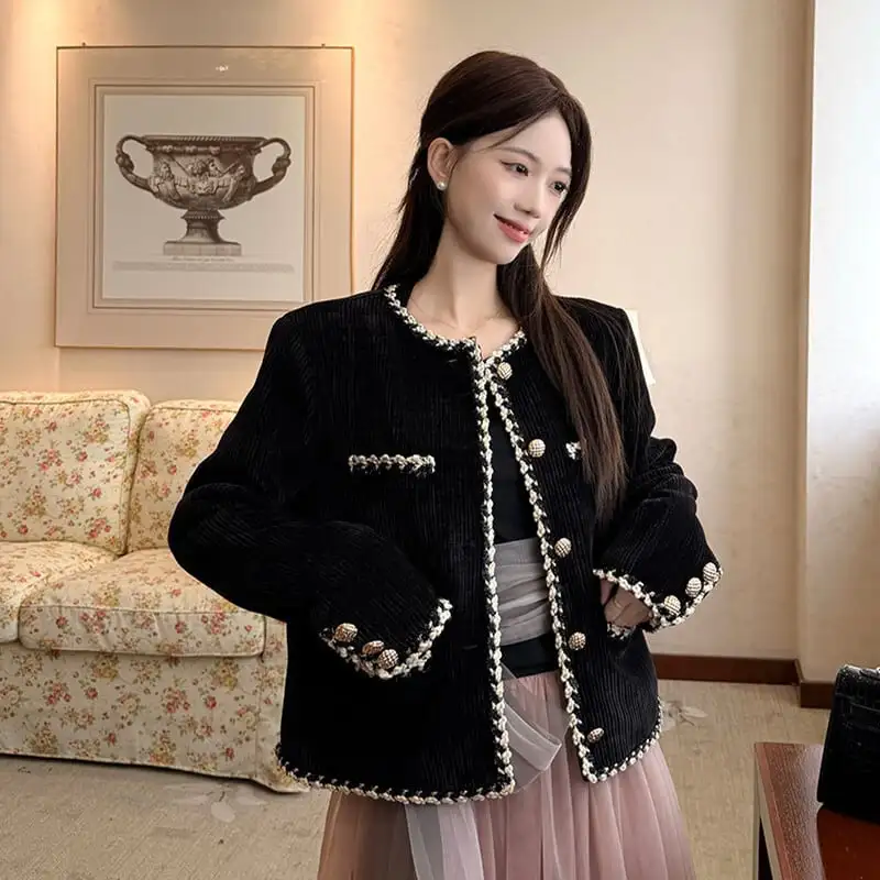 アウター ジャケット シングルブレスト 大人カジュアル ブラック