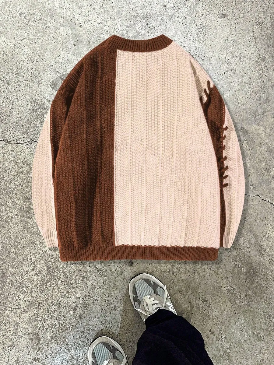 ルーズ ニット セーター ストリートウェア 長袖 トップス