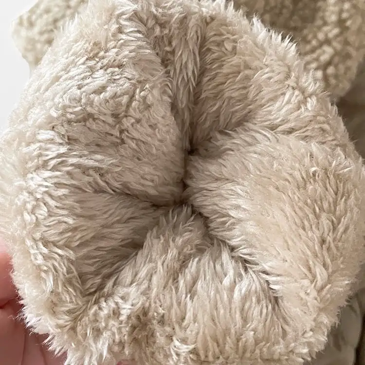 【BABY】冬新作　暖かいリボン柄アウター