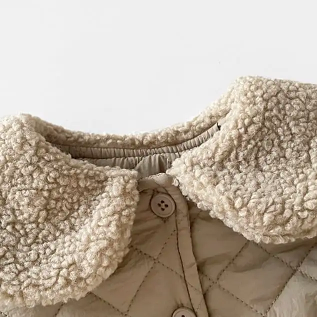 【BABY】冬新作　暖かいリボン柄アウター