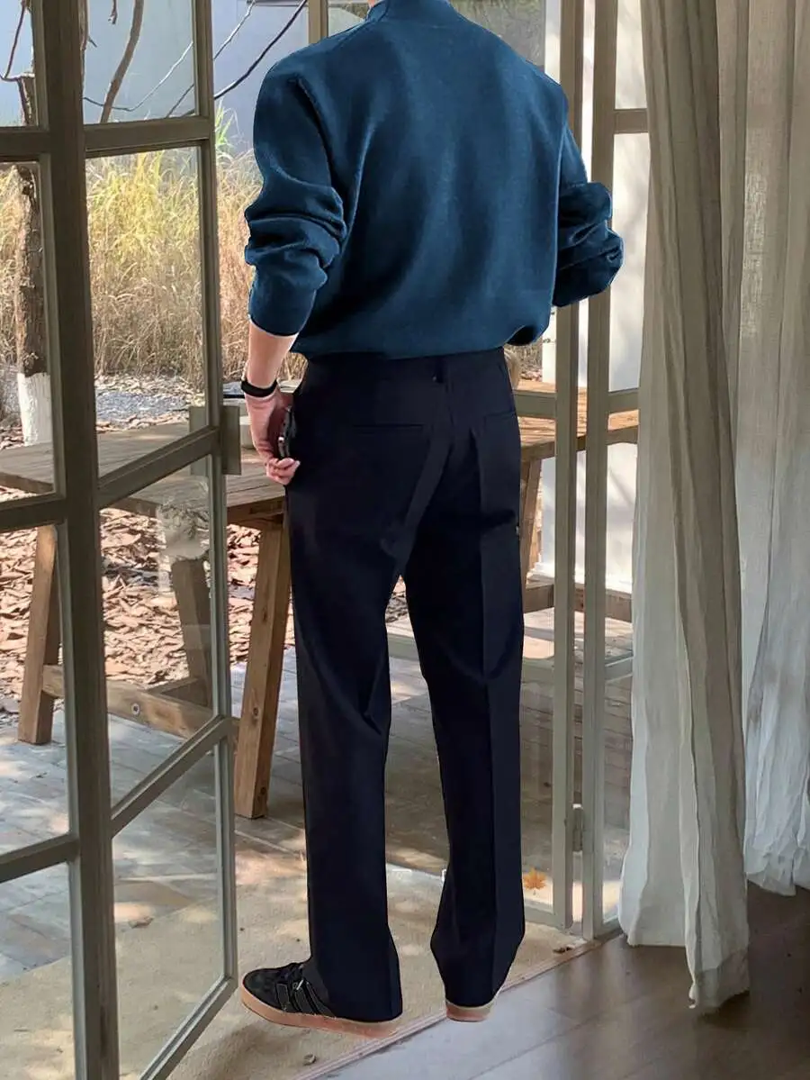 カジュアル 無地 ルーズ シンプル セーター