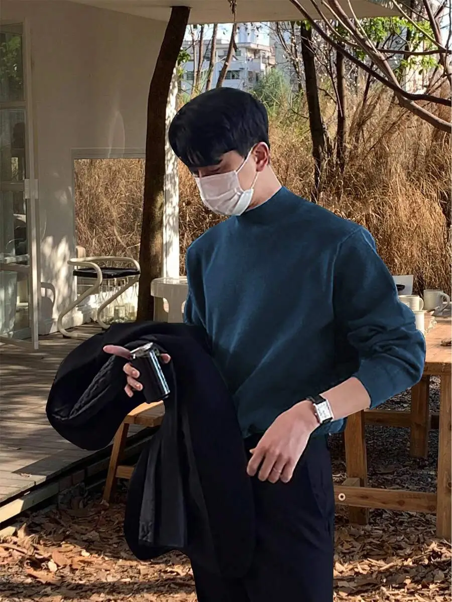 カジュアル 無地 ルーズ シンプル セーター