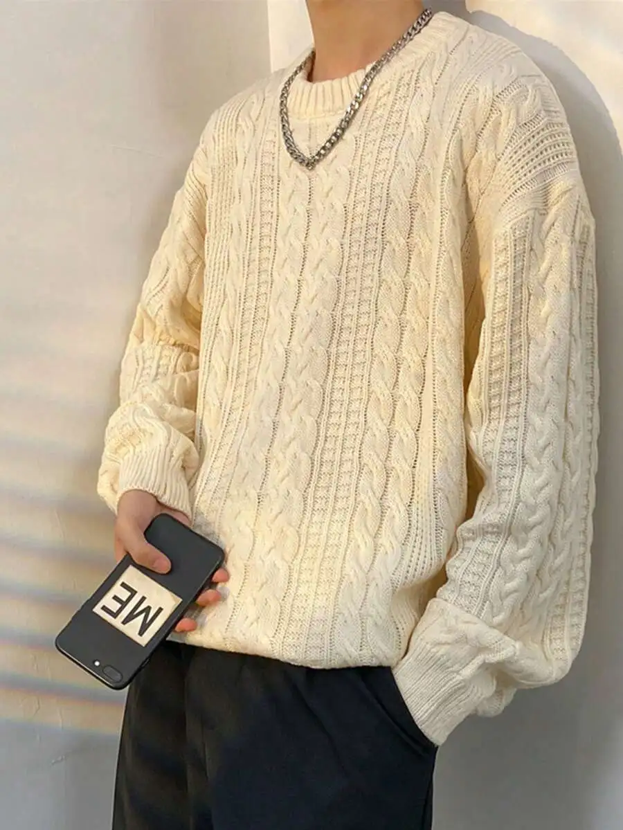 ファッショナブル オーバーサイズ ルーズフィット セーター