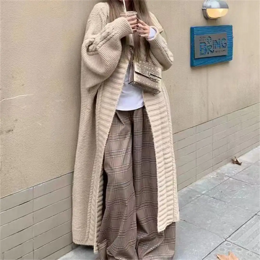 6colors 大人ゆるめ デザイナーズ オーバーサイズシルエット ミディアムカーディガン