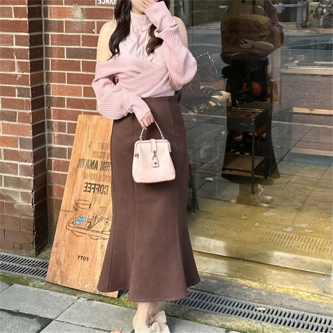 セットアップ 可愛い オフショルダー トップス＆スカート