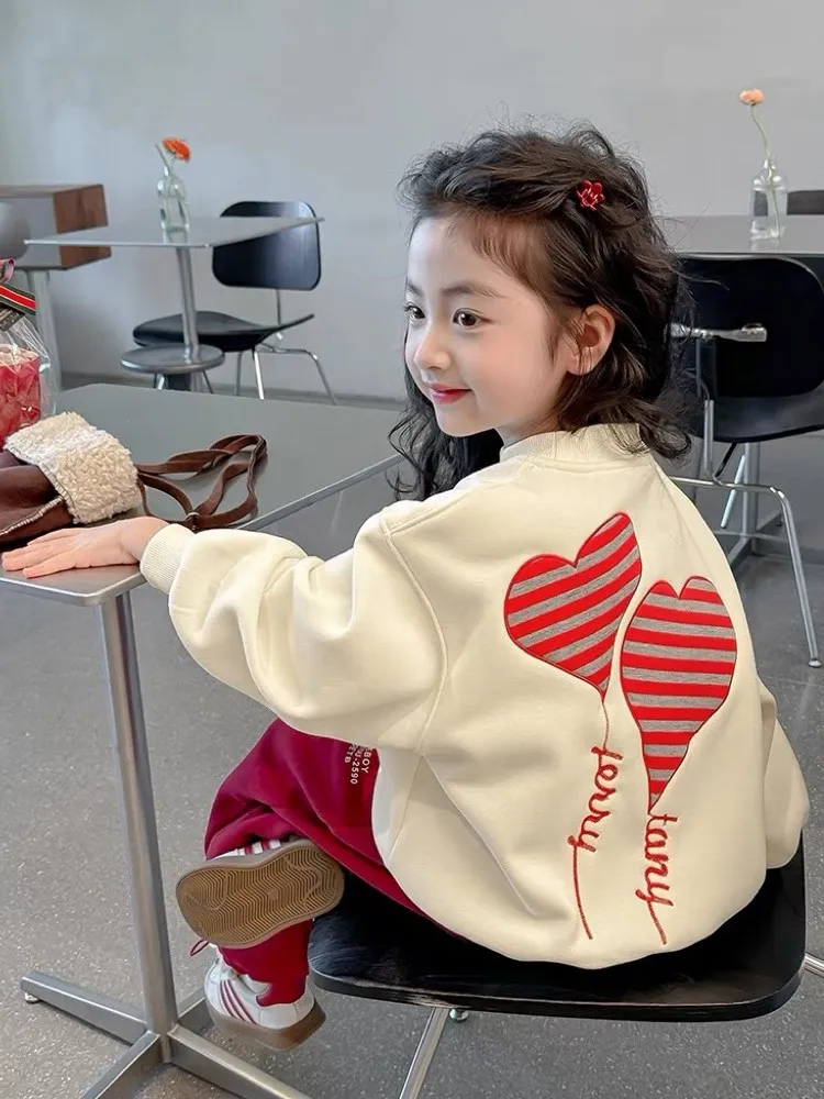 【80-150cm】人気上昇中 可愛い 合わせやすい ラウンドネック トレーナー