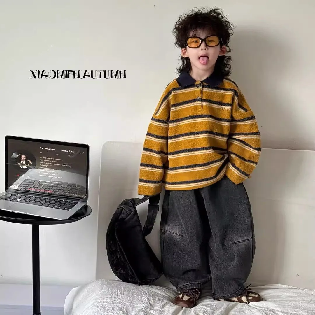 【90-150cm】人気上昇中 カジュアル トレンド POLOシャツ/ボトムス