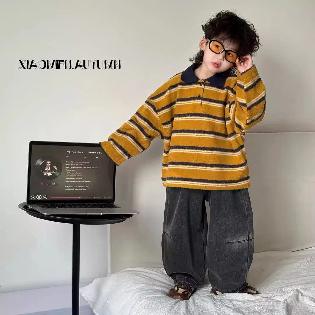 【90-150cm】人気上昇中 カジュアル トレンド POLOシャツ/ボトムス