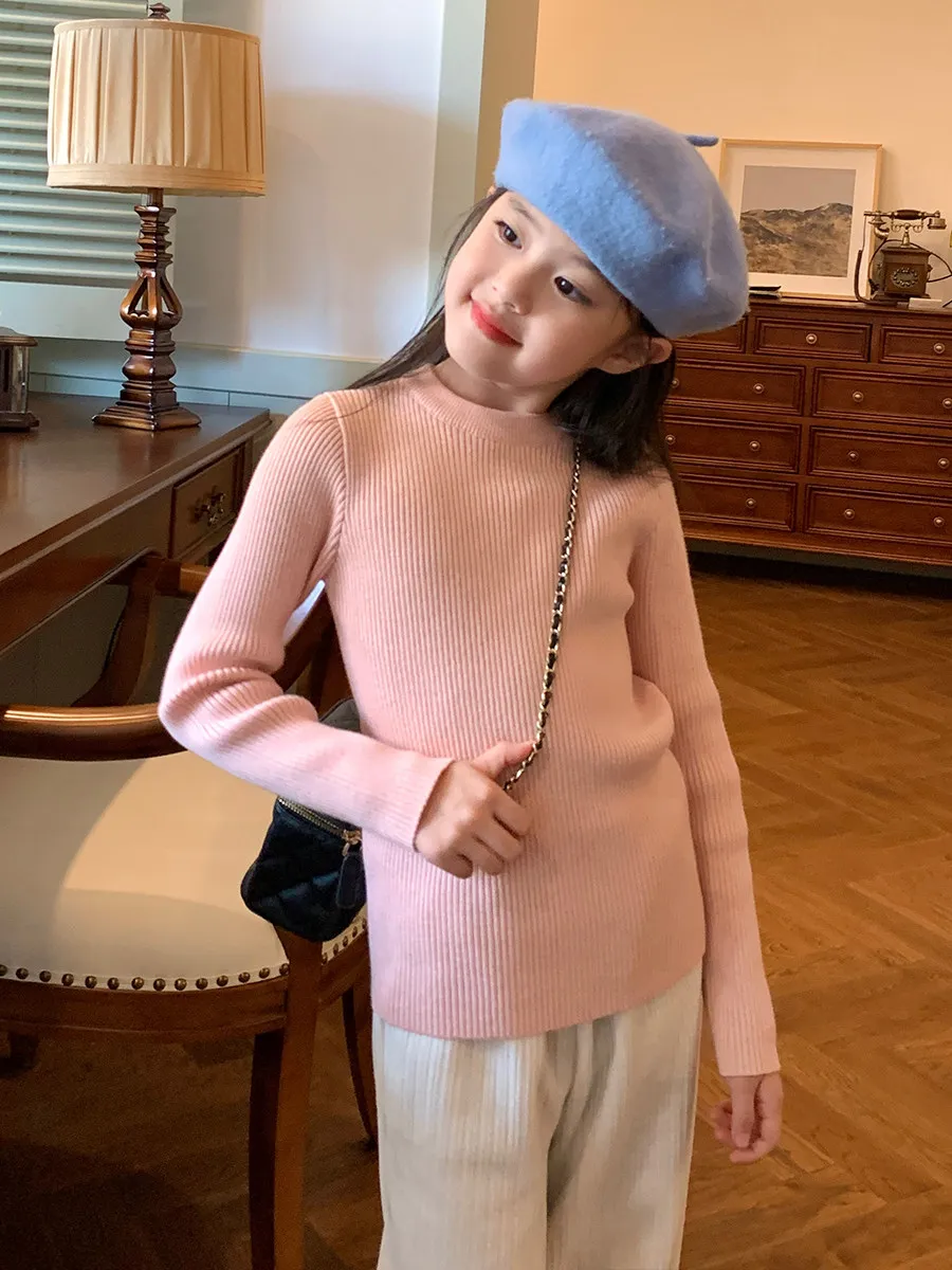 【110-160cm】大好評 シンプル 可愛い おしゃれ 定番 人気 ニット セーター