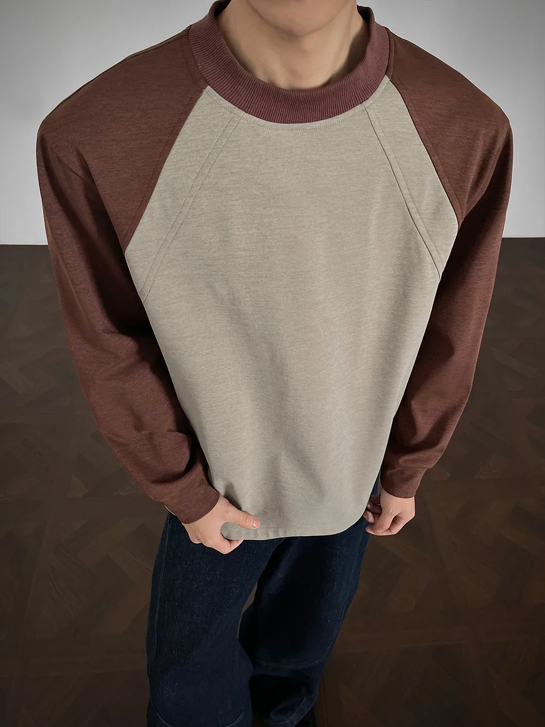 トレンド カジュアル 合わせやすい 長袖 Tシャツ