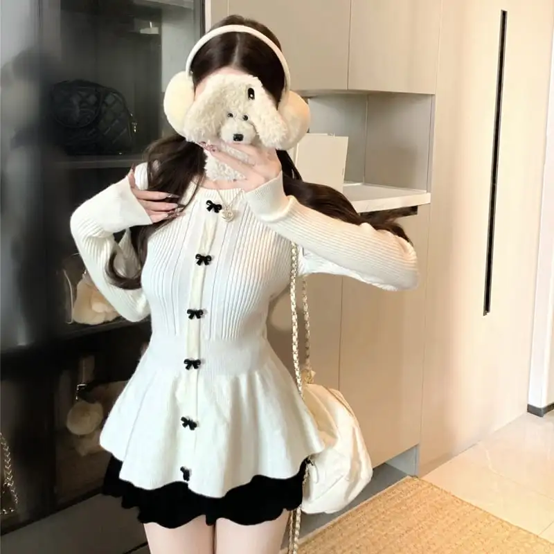 2colorsトップス セーター 可愛い 着心地良い 合わせやすい