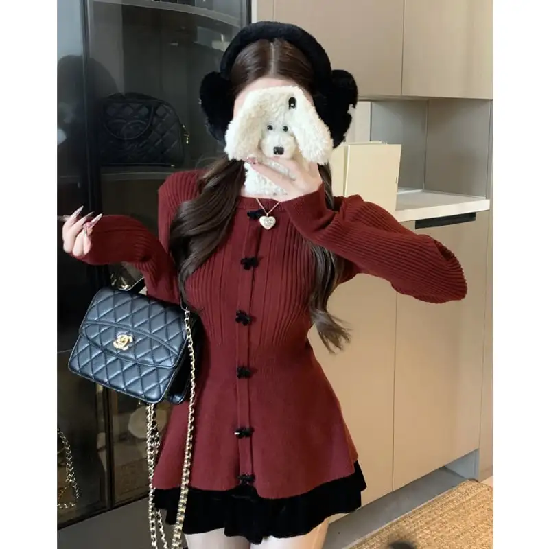 2colorsトップス セーター 可愛い 着心地良い 合わせやすい