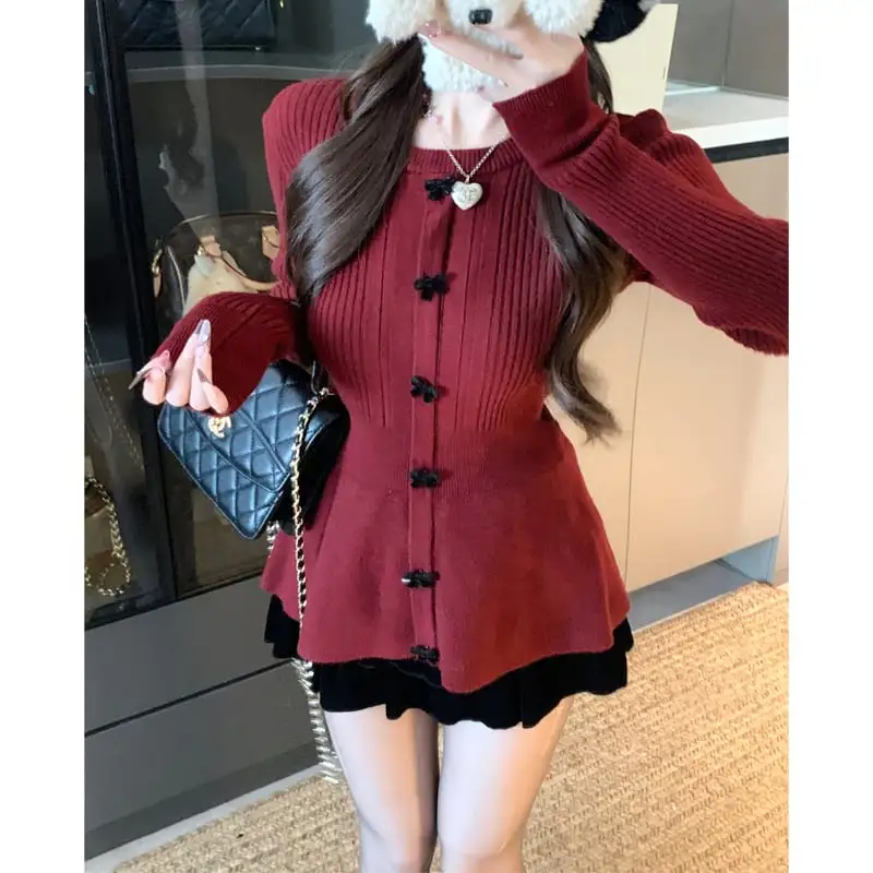 2colorsトップス セーター 可愛い 着心地良い 合わせやすい