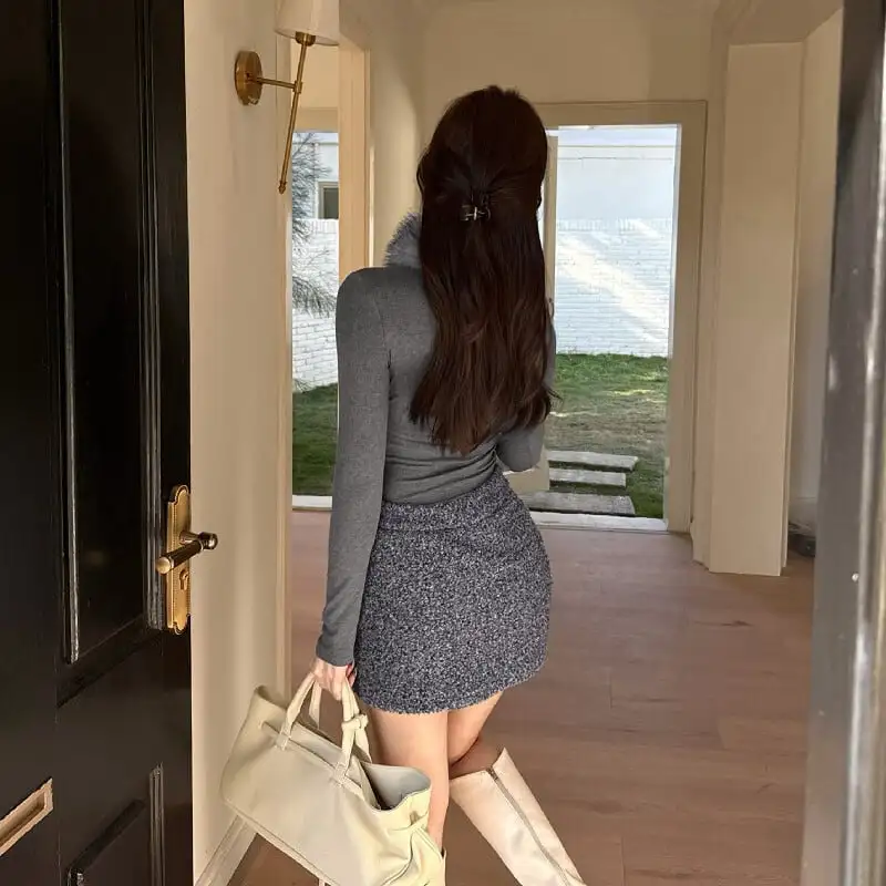 セットアップ 上品 トップス スカート ディリー 二点セット