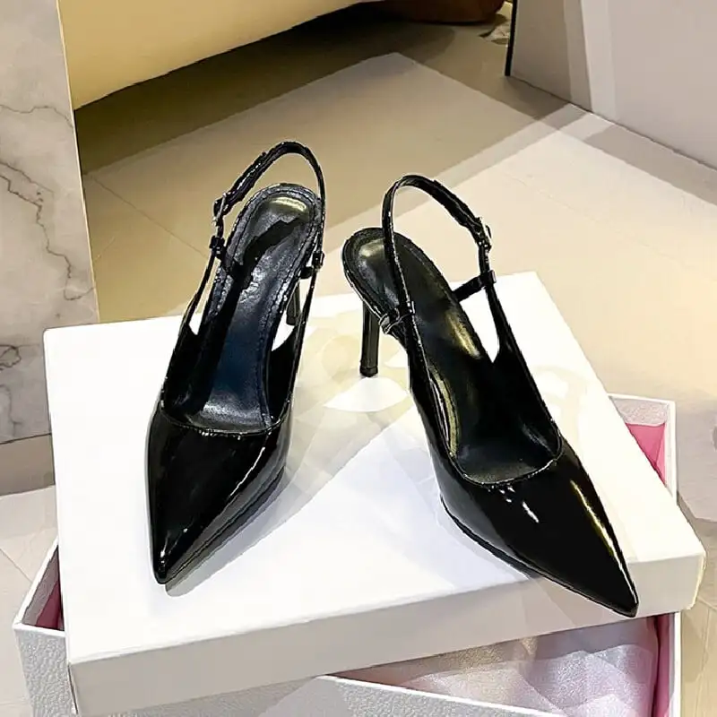 シューズ パンプス 無地 ヌードピンク ブラック 8CM/10CM