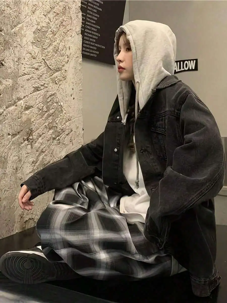 ダメージ デニムジャケット 長袖 アウター トップス