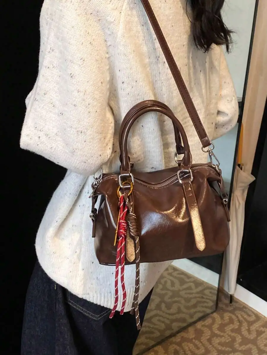 高級ハンドバッグ ファッション レトロ デイリー トートバッグ