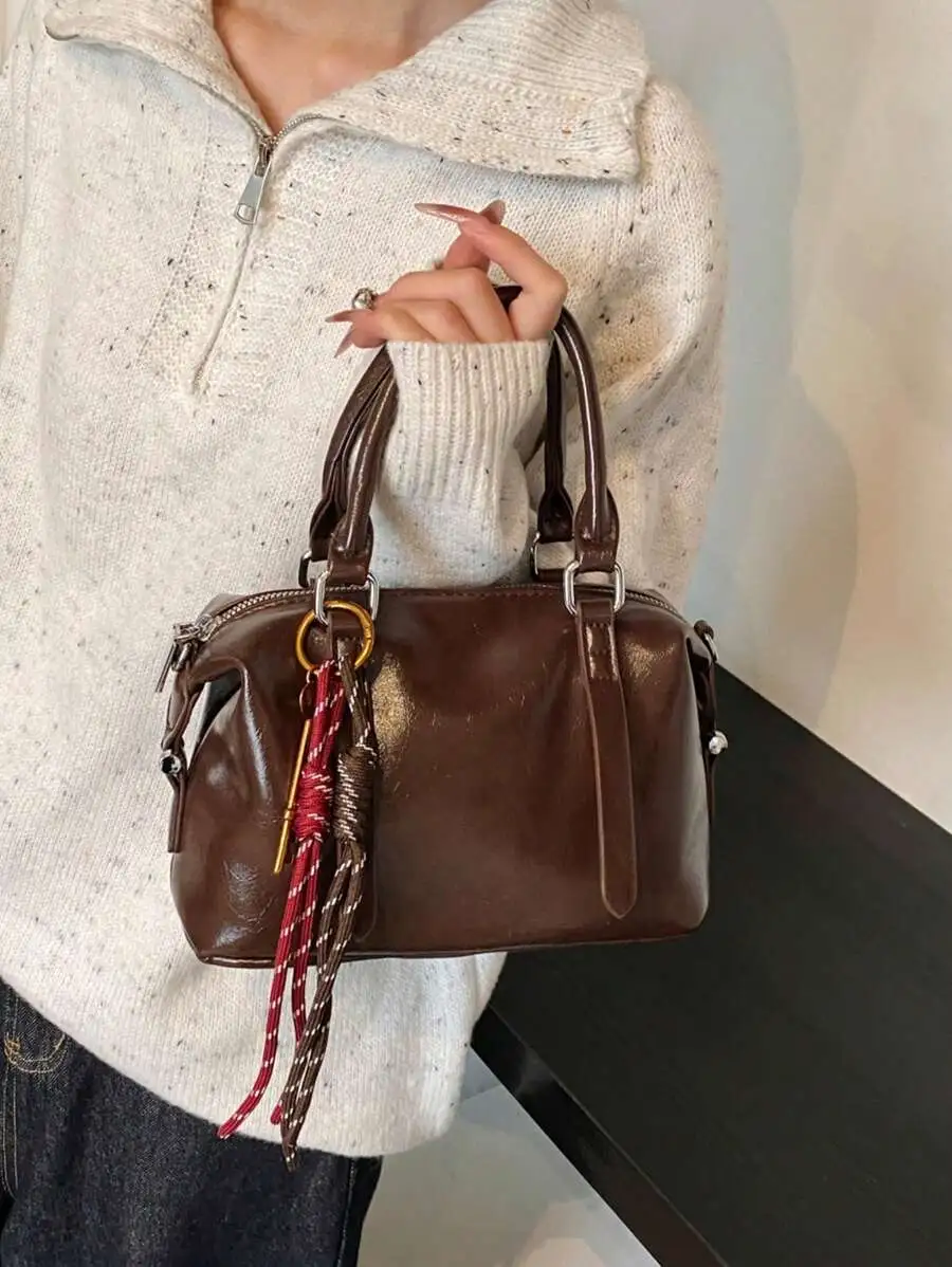 高級ハンドバッグ ファッション レトロ デイリー トートバッグ