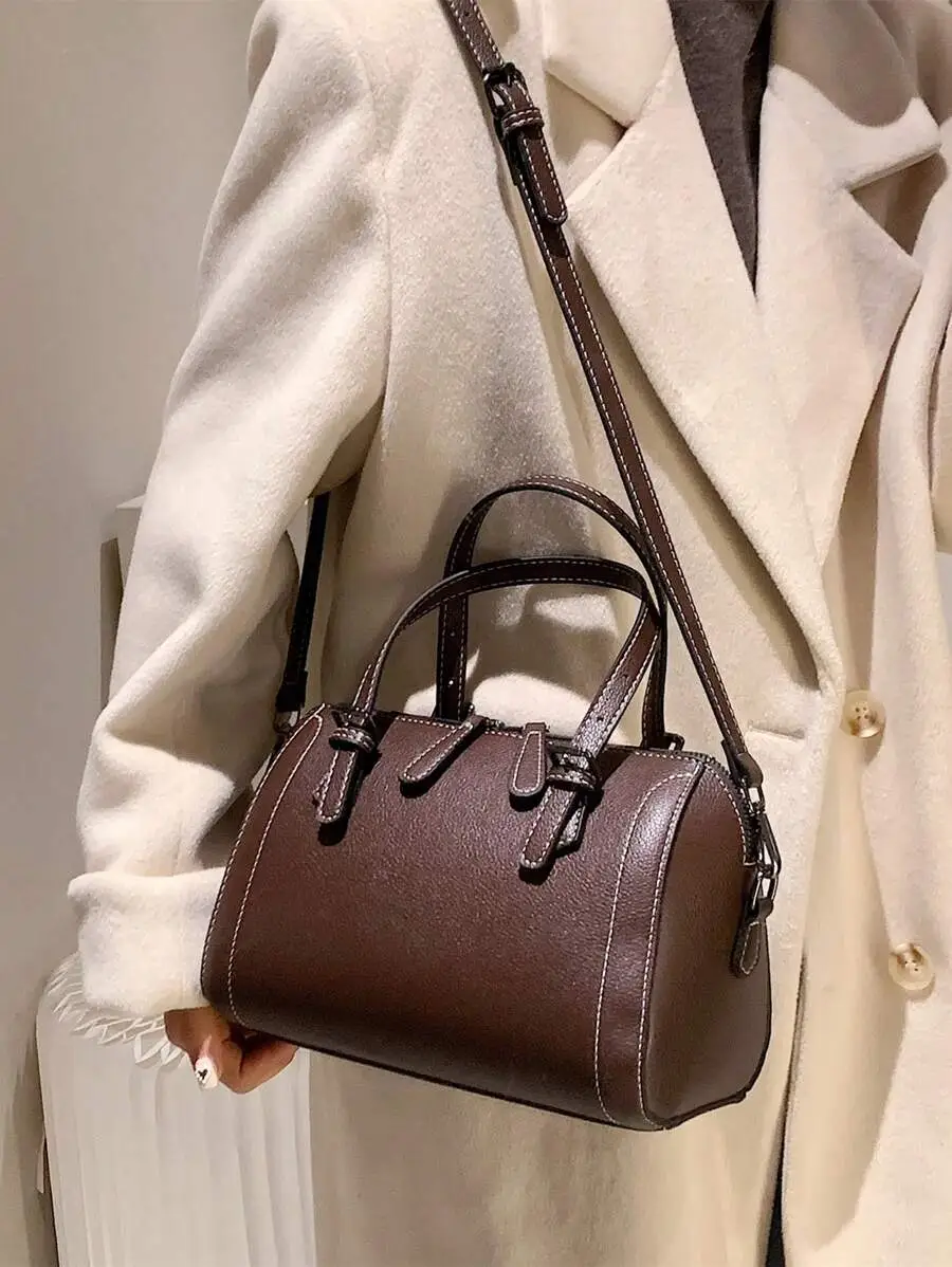 エレガント 上質 持ちやすい ボストンバッグ