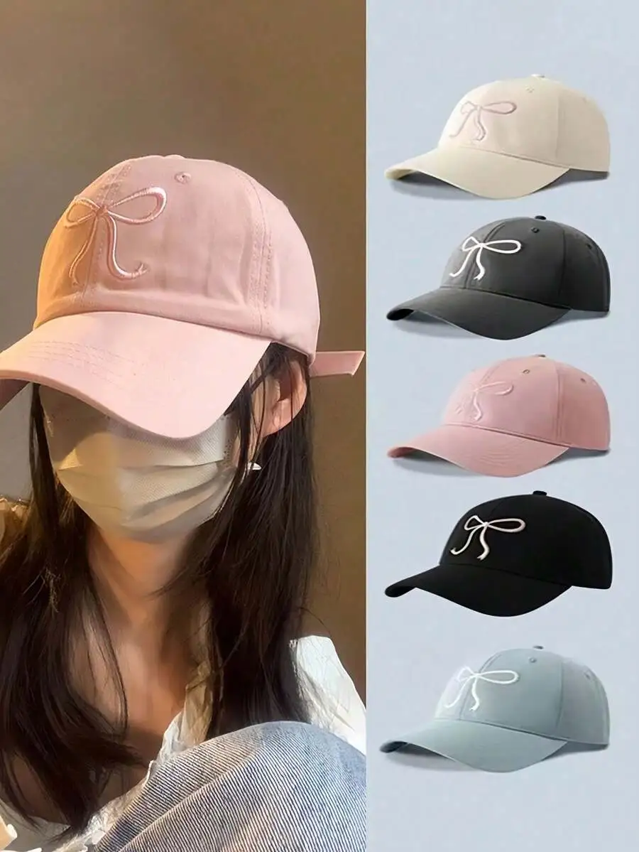 キャップ リボン刺繍 ポリエステル 合わせやすい 帽子