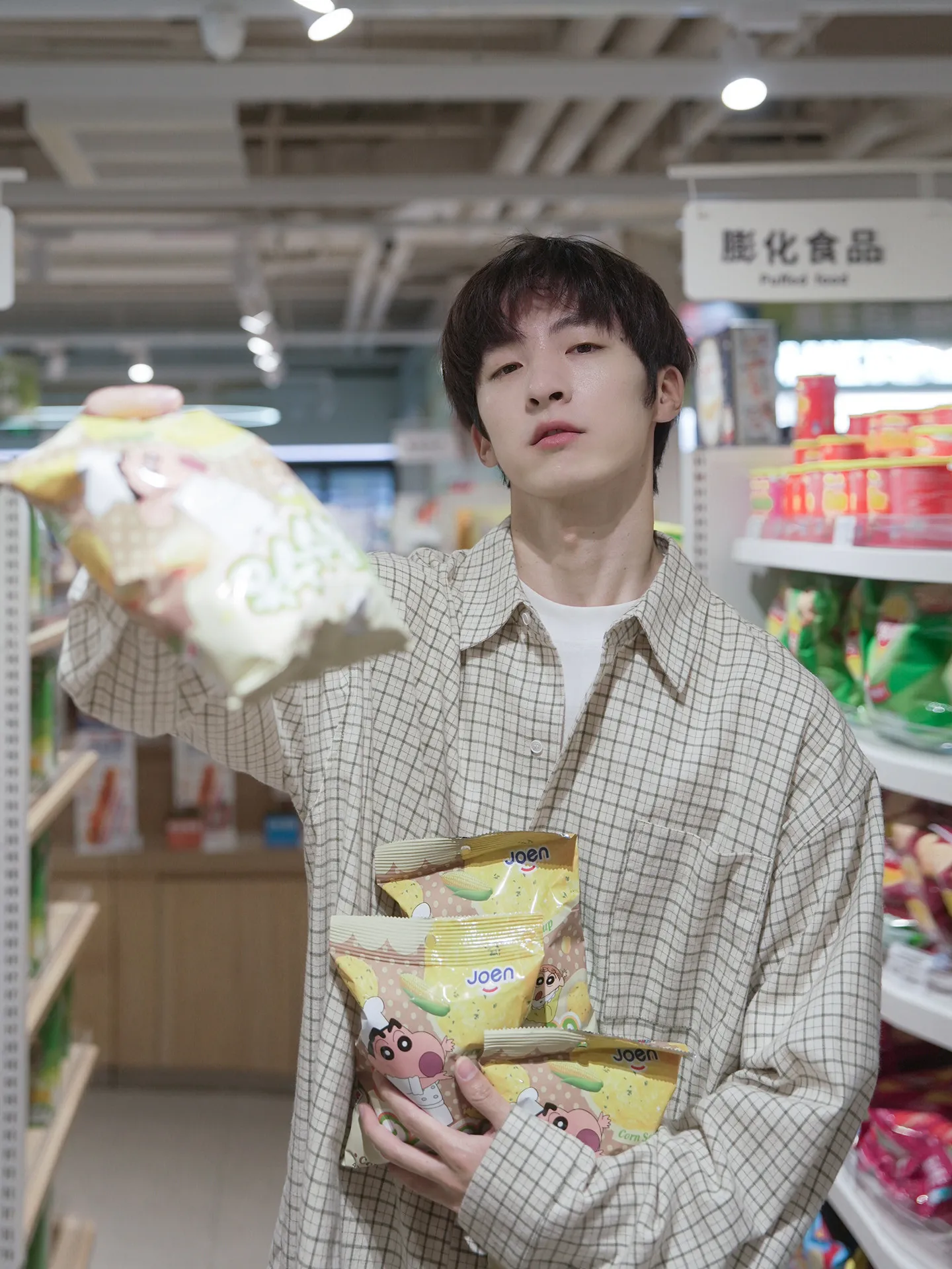 大人気 チェック柄 カジュアル 合わせやすい トレンド シャツ