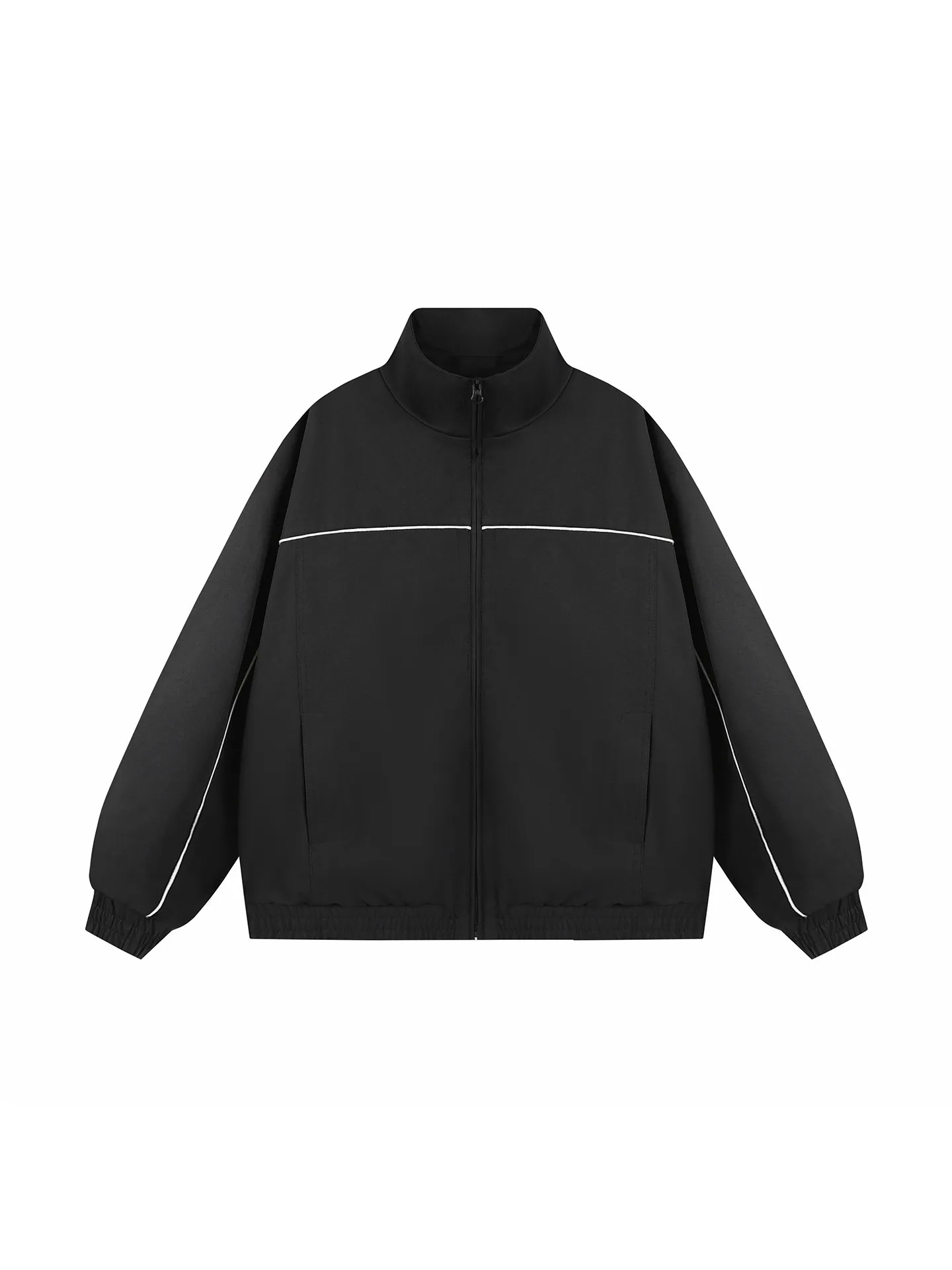 大好評 バイカラー カジュアル カッコイイ スタンドネック ジャケット