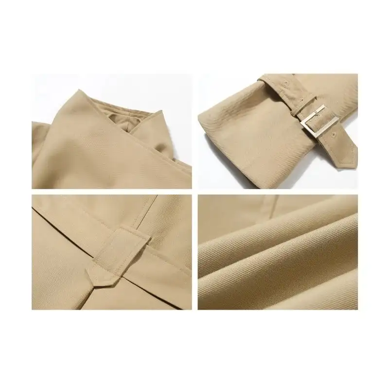 アウター トレンチコート ドレープ 抜け感 ビッグシルエット