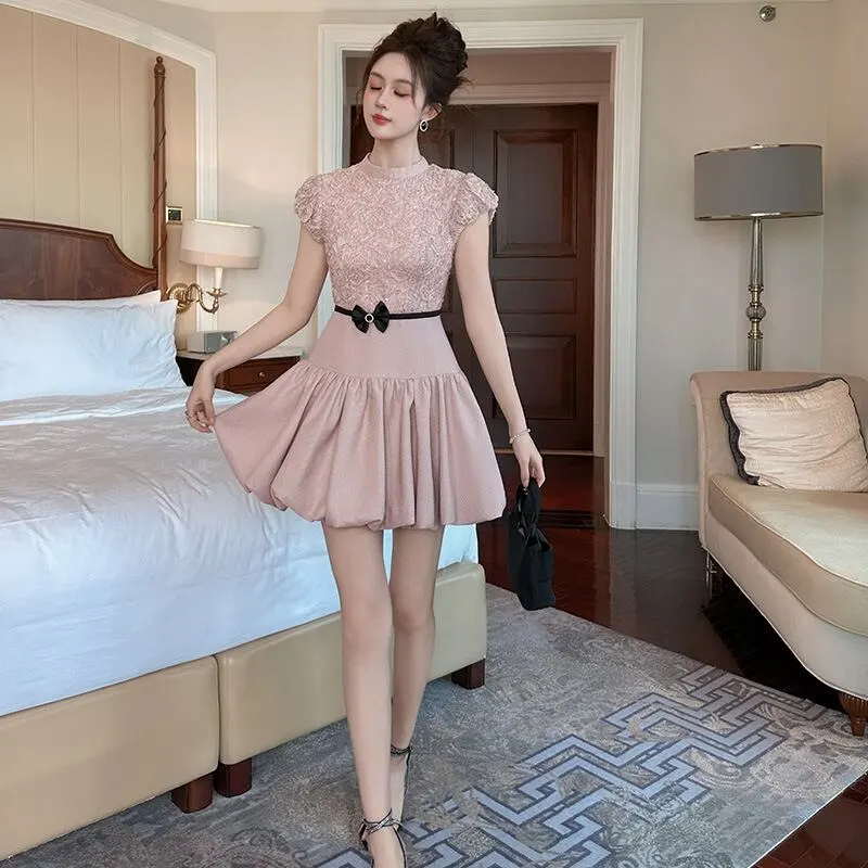 ワンピース スウィート パフスリーブ