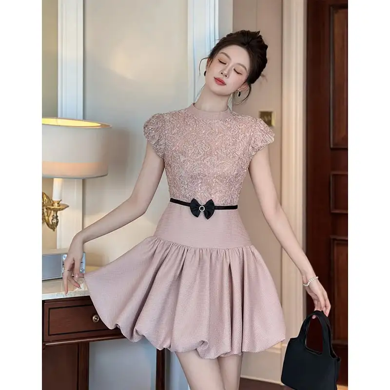 ワンピース スウィート パフスリーブ