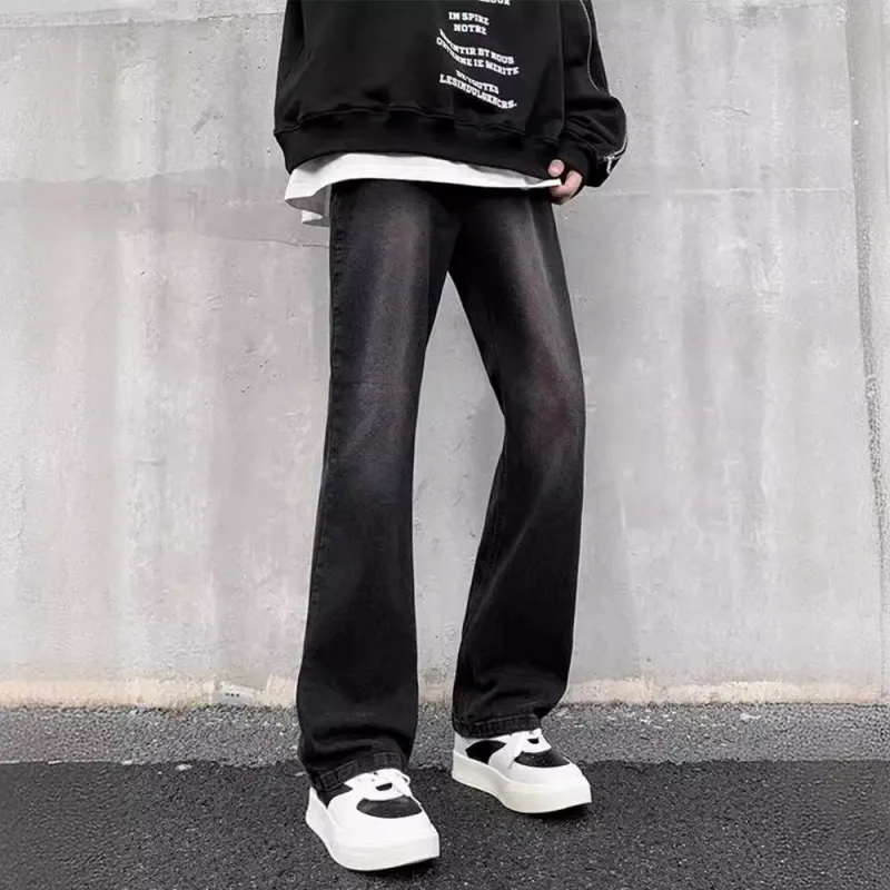 大好評 履きやすい レトロ カジュアル デニムパンツ