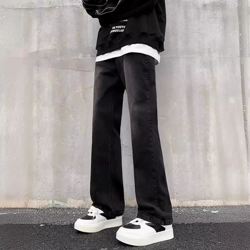 大好評 履きやすい レトロ カジュアル デニムパンツ