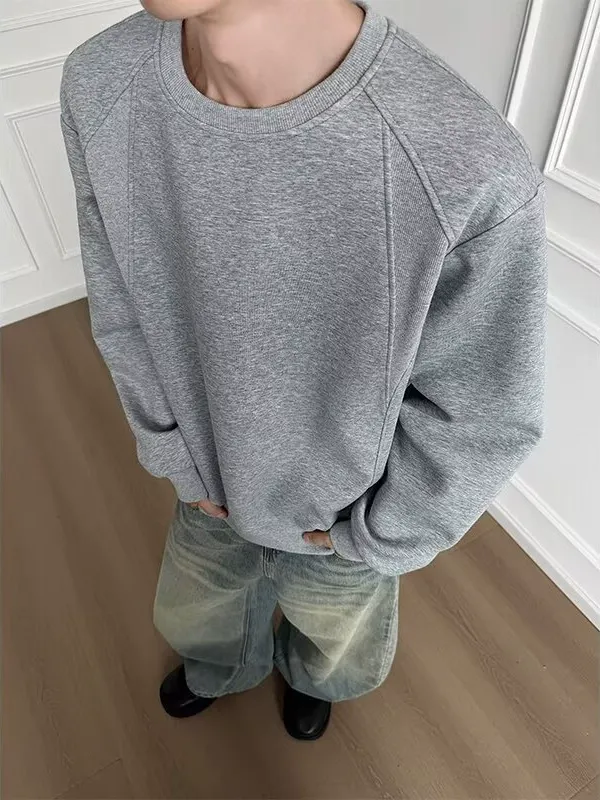 おすすめ ラウンドネック カジュアル 長袖 トップス