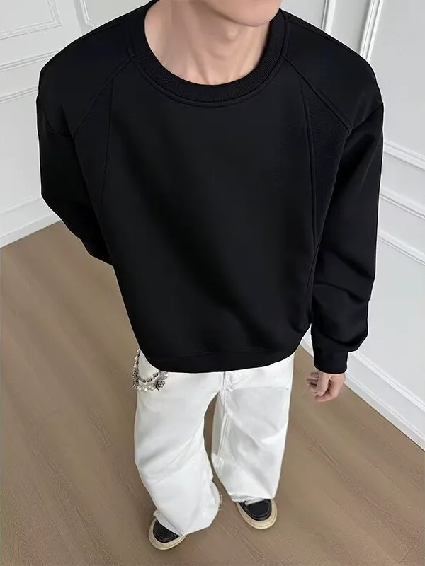 おすすめ ラウンドネック カジュアル 長袖 トップス