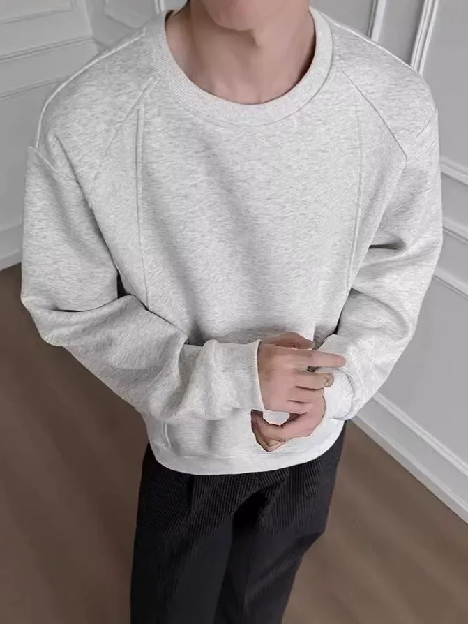 おすすめ ラウンドネック カジュアル 長袖 トップス